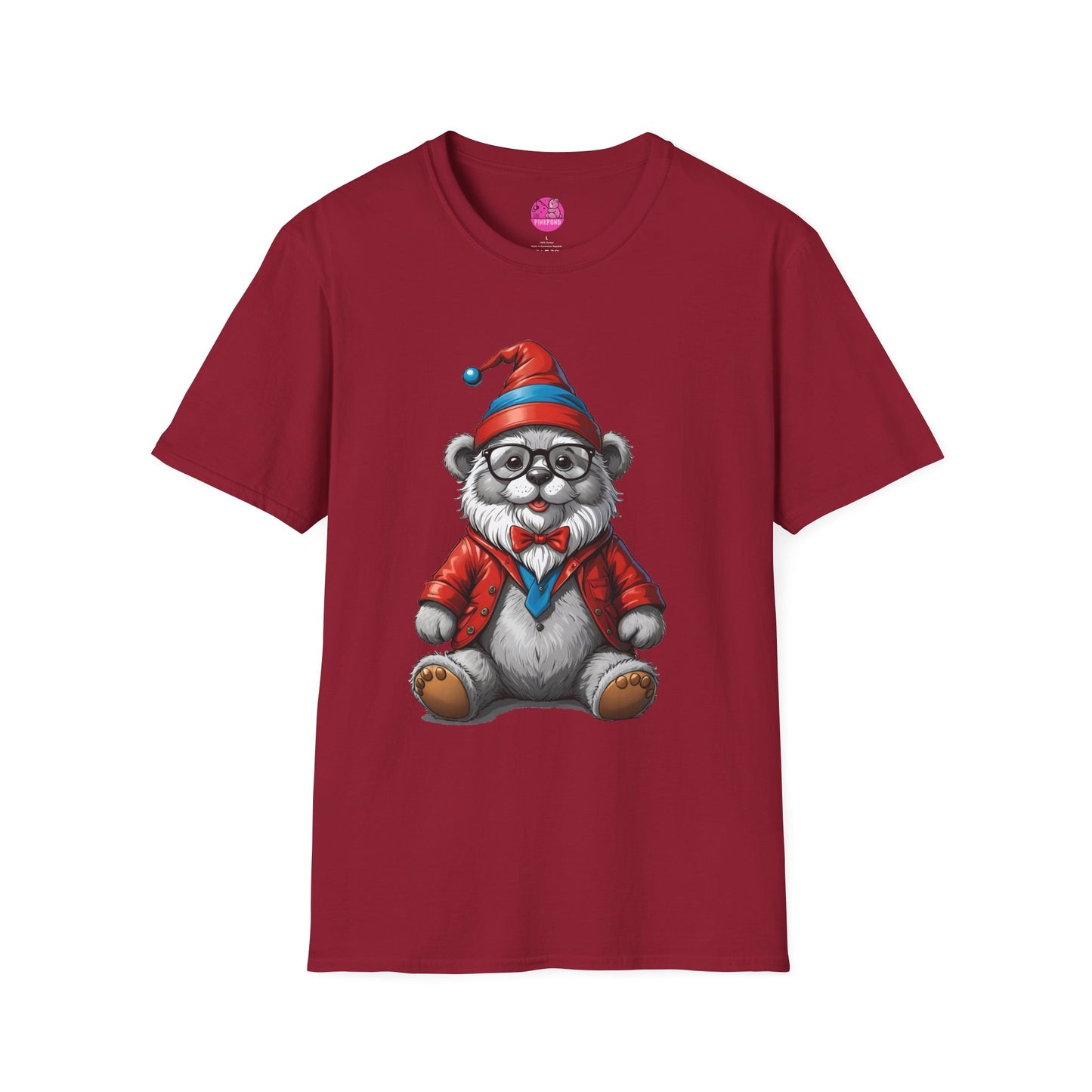 Bear Gnome Unisex T-Shirt - Fun Swiss Gnome Design for Bear Fans