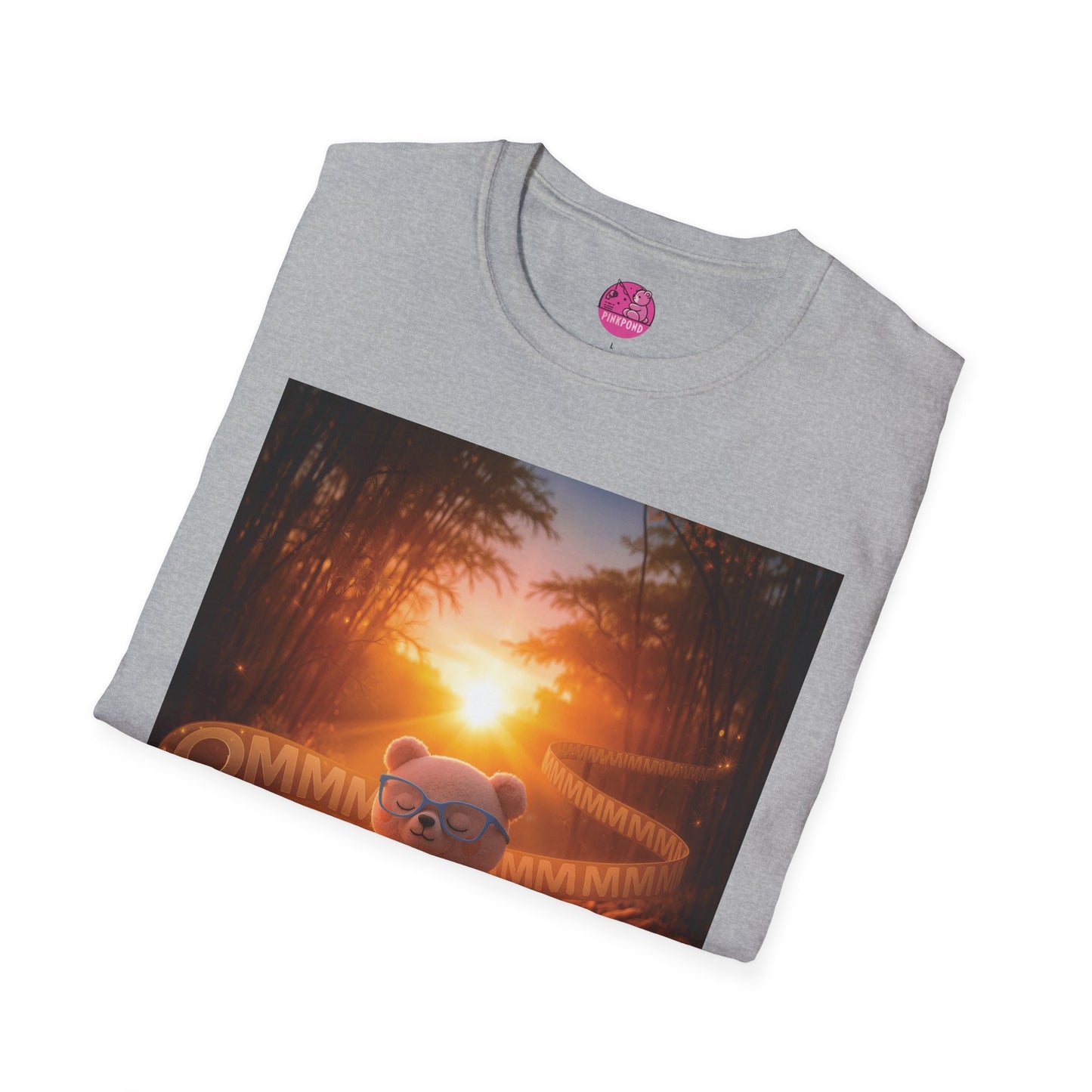 Meditating Bear Golden Hour T-Shirt
