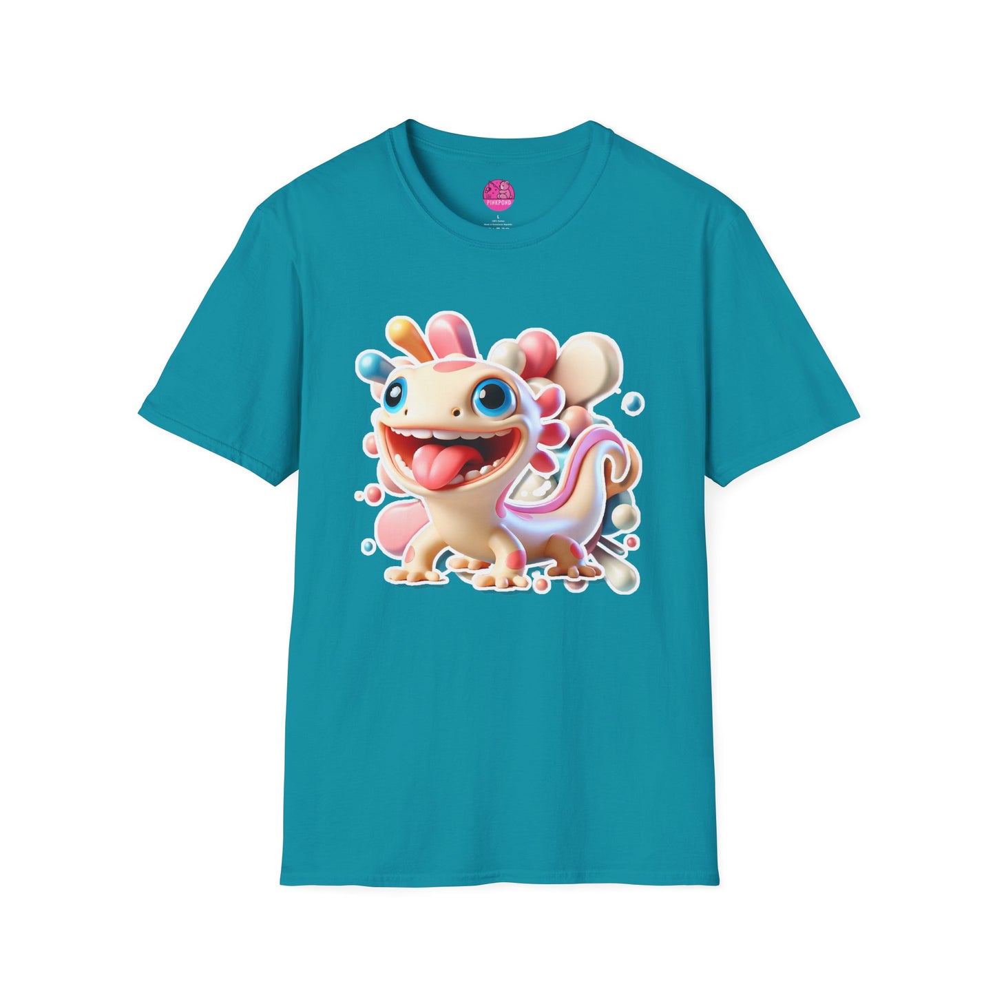Gordon Gekko T-Shirt – The Lively Lizard with a Big Personality! - Unisex Softstyle Tee