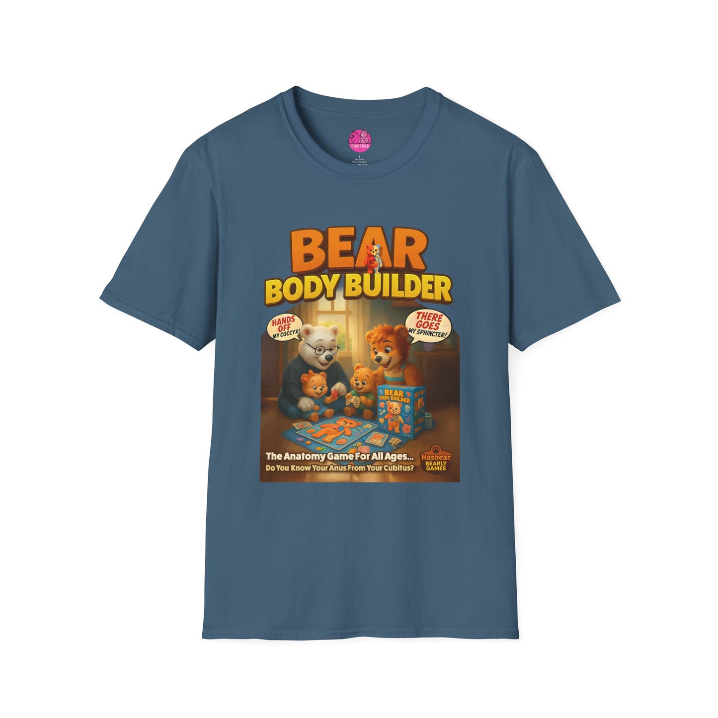 Bear Body Builder Parody Game Tee
