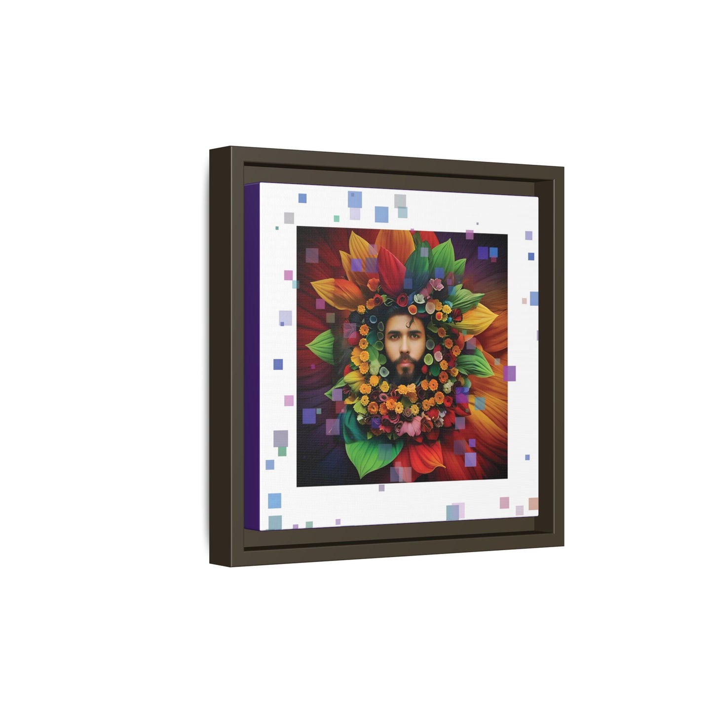 'Flourish: The Modern Green Man' canvas print By Andrew McCarter