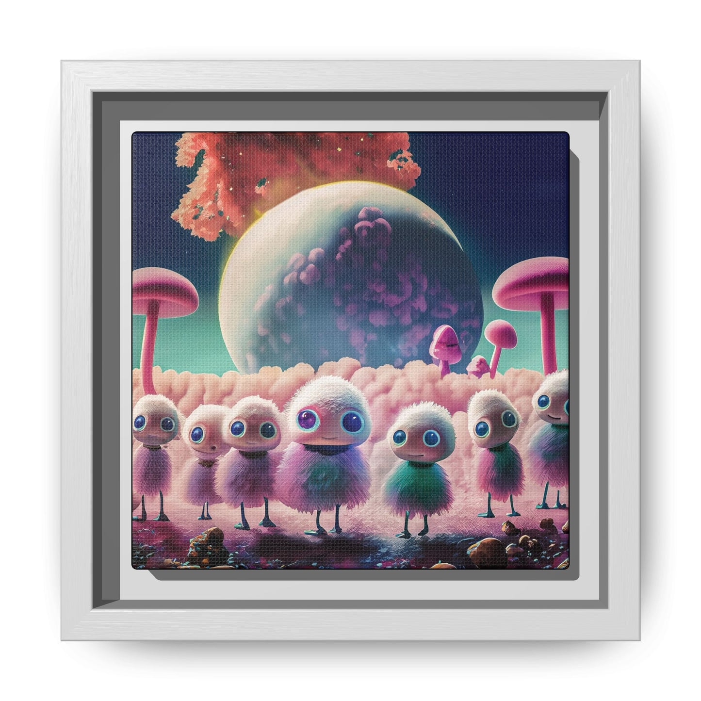 “"Keep smiling," whispered Axlar. "We can eat them later." – Fine Art Canvas Print By Andrew McCarter