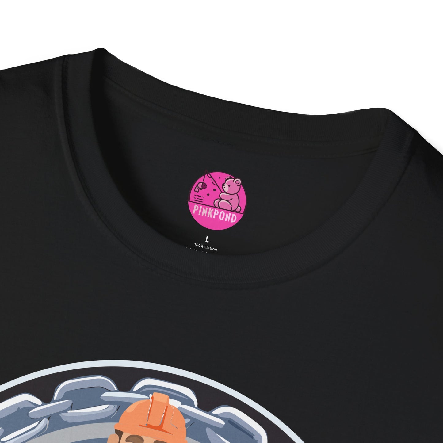 Construction Worker Bear  Graphic T-Shirt