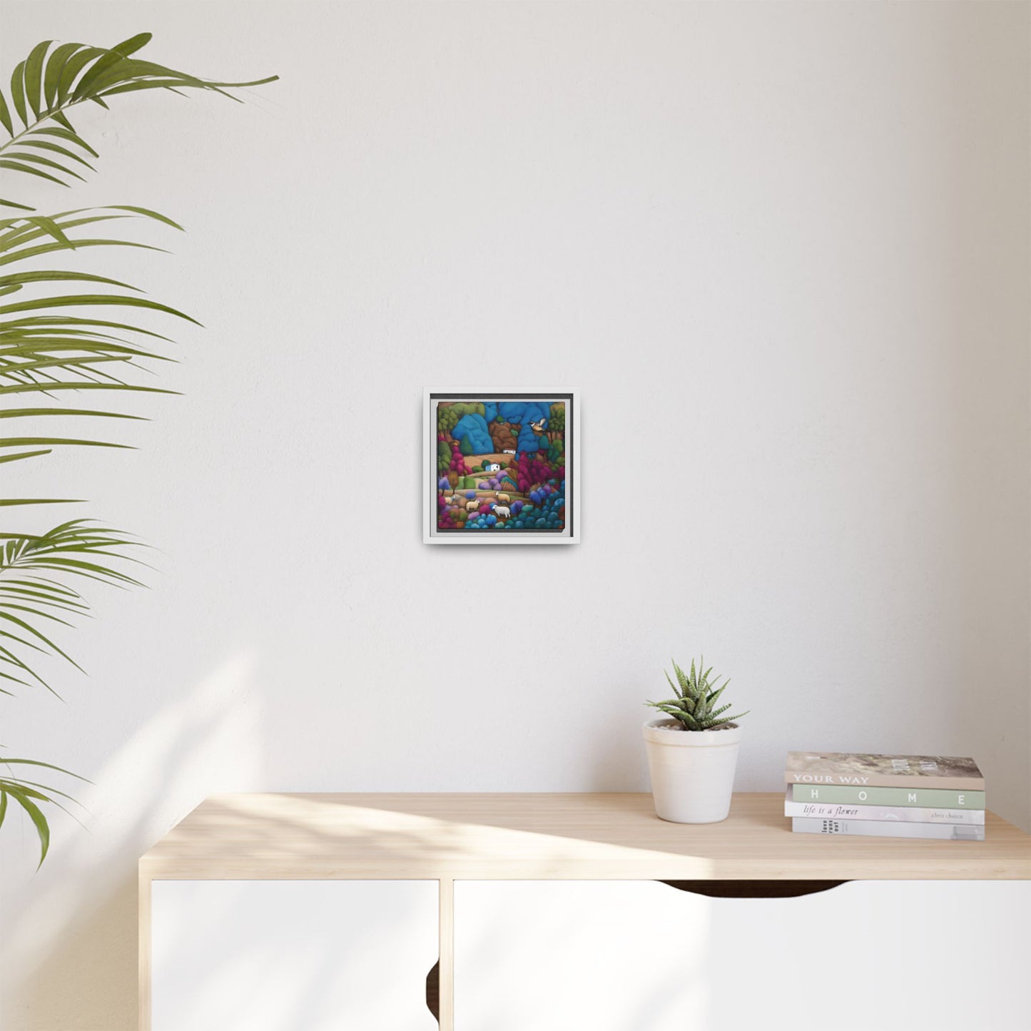 The Painted Valley Canvas Print by Andrew McCarter