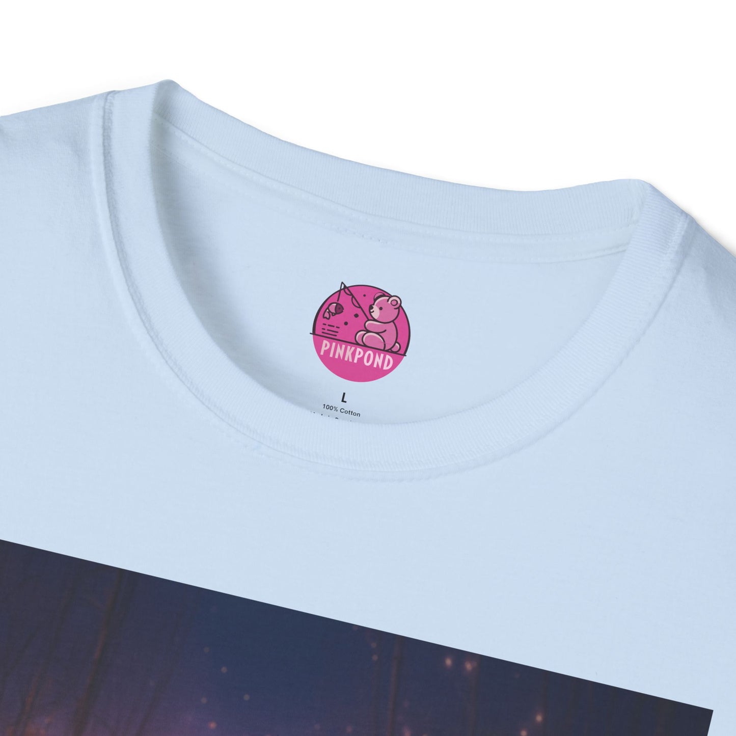 Meditating Bear Dusk Dreamscape T-Shirt