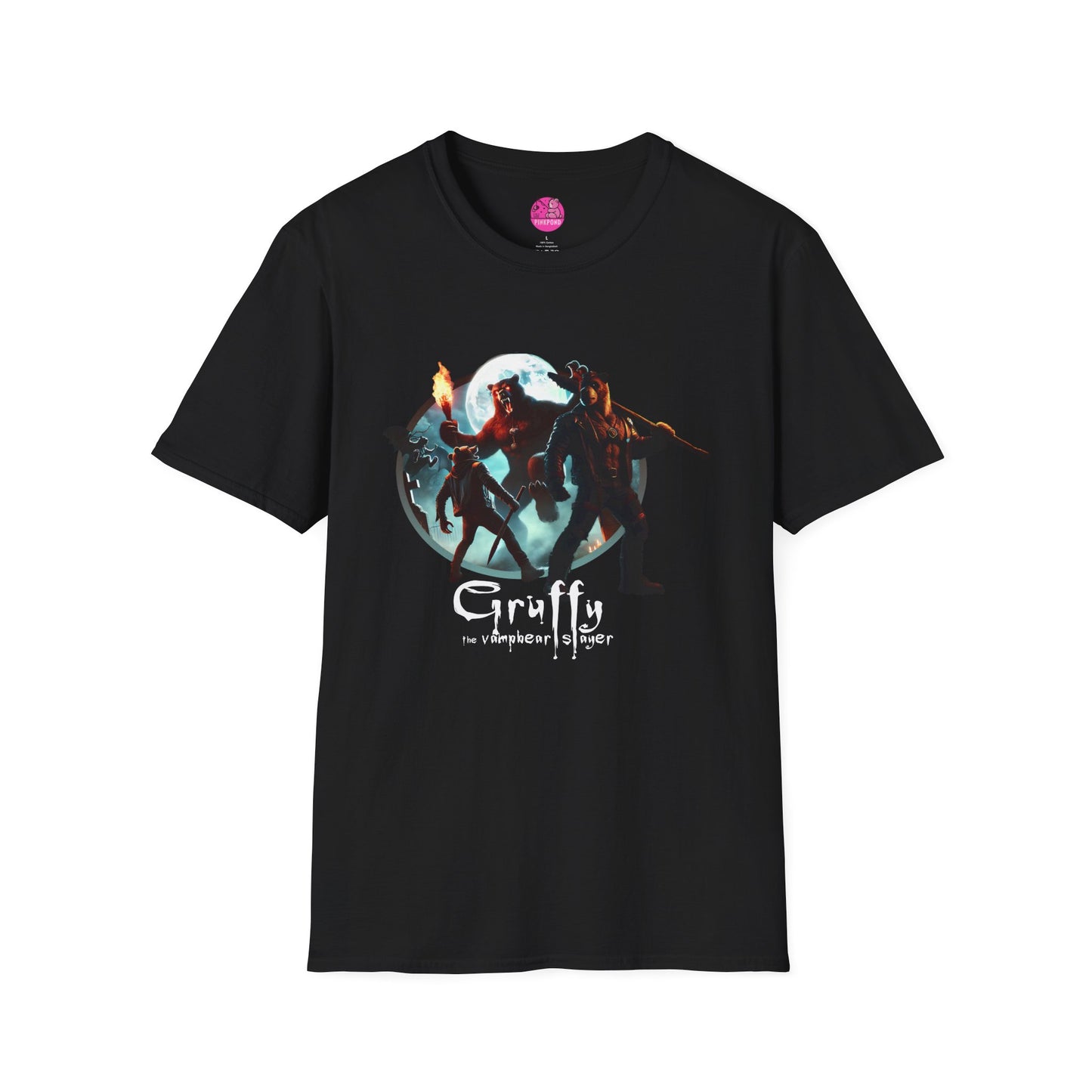 VampBear Slayer T-Shirt - Horror, Humour, and Chaos