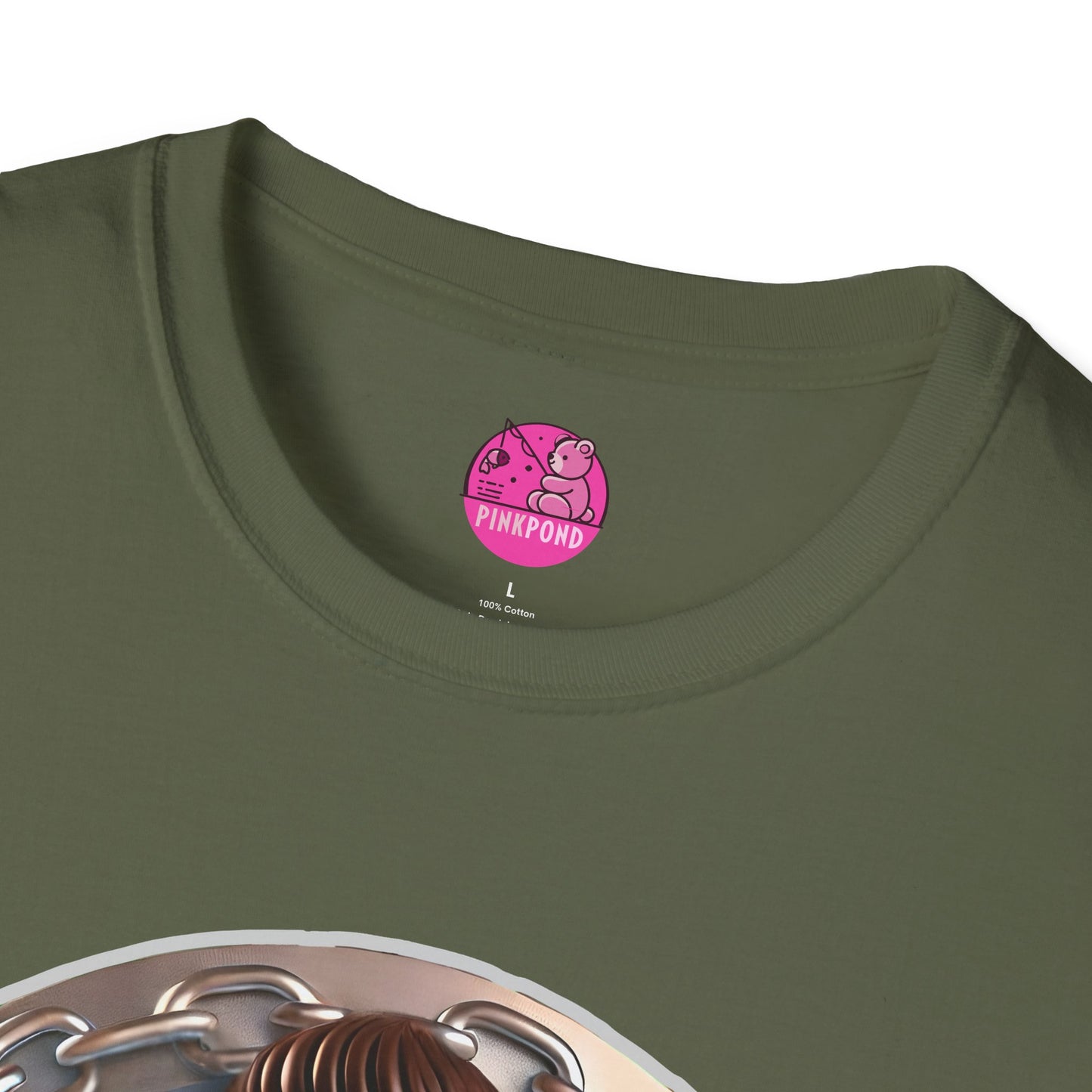 Love Struck Cub – Cute & Bold Chibi Bear T-Shirt