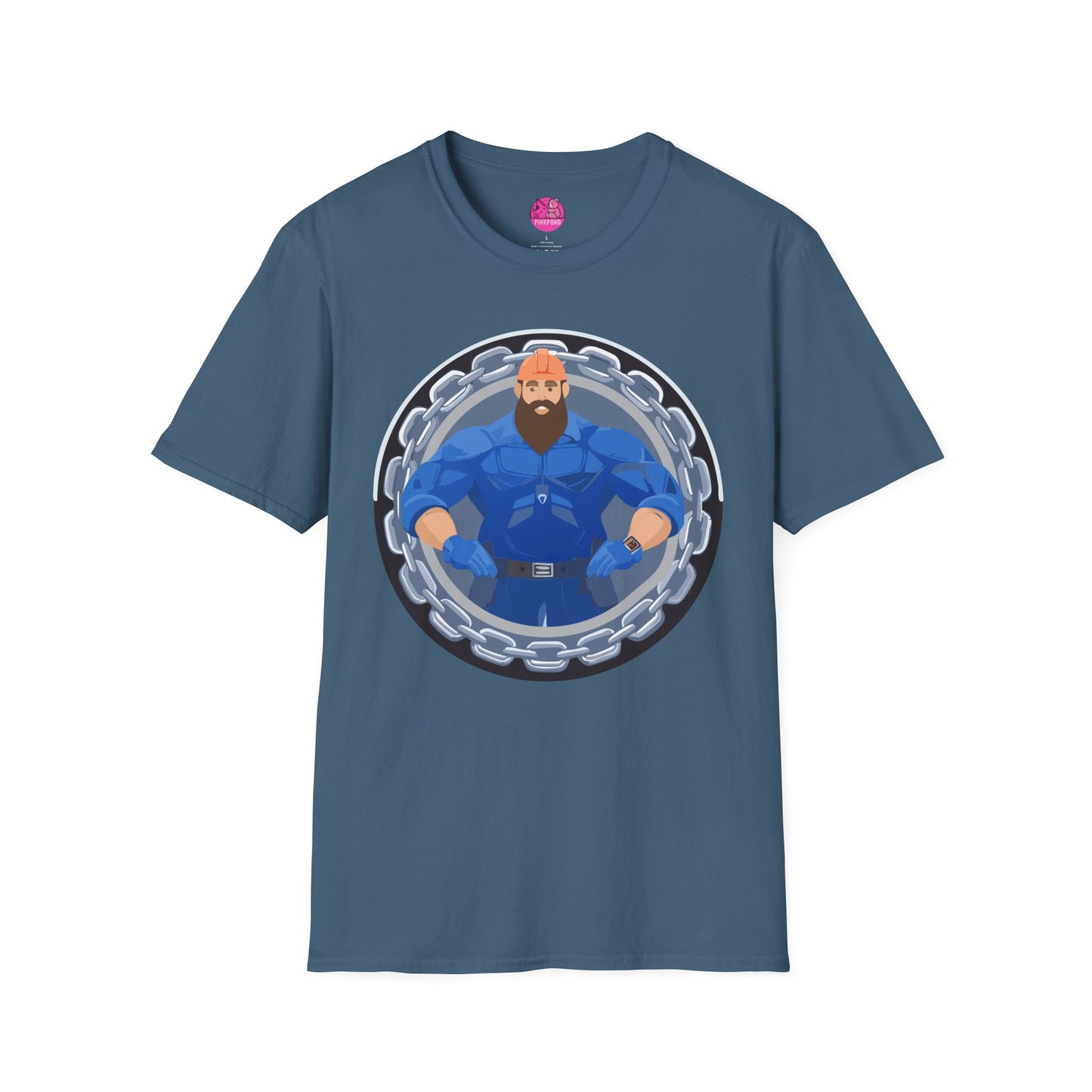 Construction Worker Bear  Graphic T-Shirt