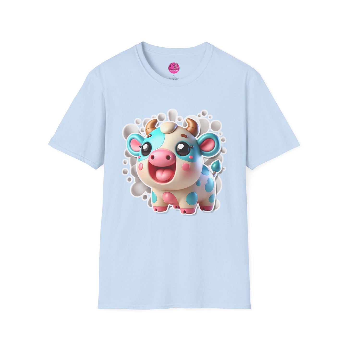 Carmen the Cow T-Shirt - Cute Farmyard Tee for Fun Fashion Fans