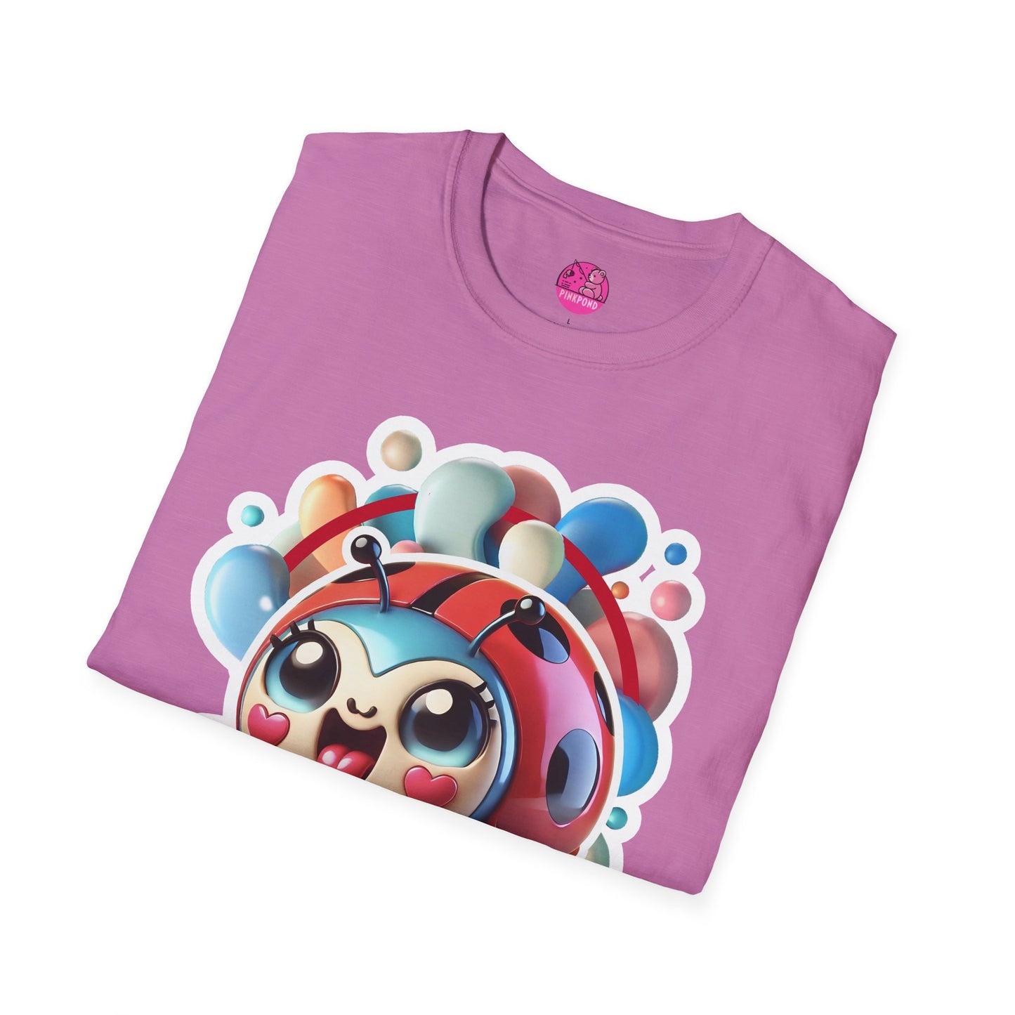 Leticia Ladybird Tee – Sweet, Stylish & Full of Charm!  T-Shirt - Unisex Tee for Fun-Lovers 🐞✨