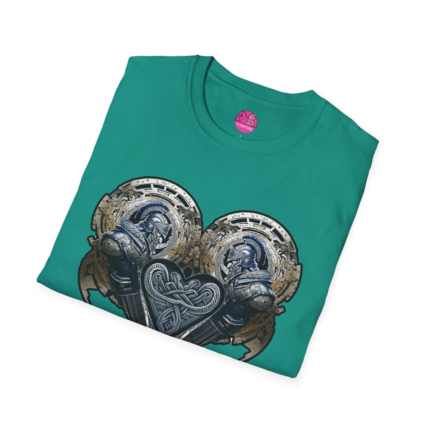 Cybernetic Trojan – Twin Guardians of the Heart T-shirt