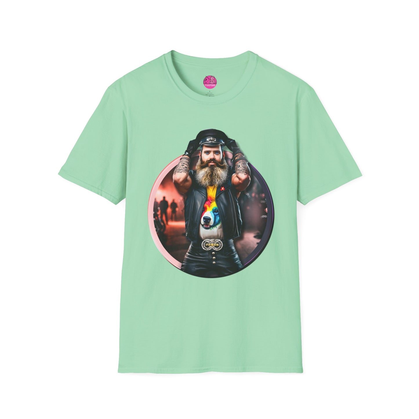 Leather Bear Power T-Shirt