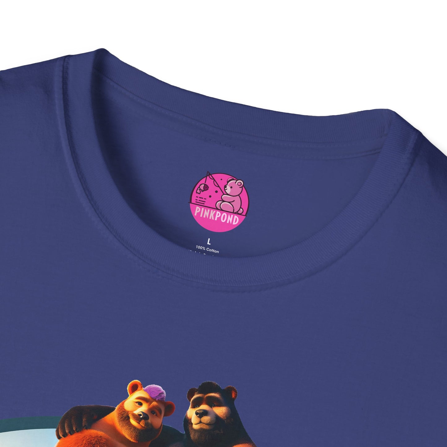 Beach Life Bears Unisex T-Shirt - Mikey & Max Tee by PinkPond