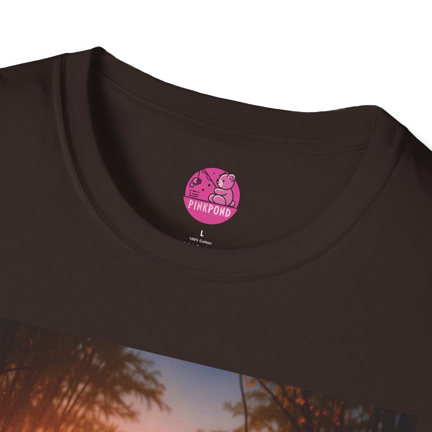 Meditating Bear Golden Hour T-Shirt