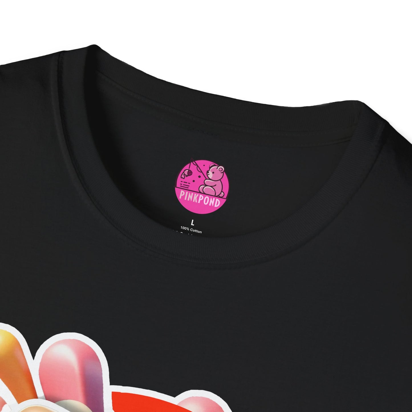Katey Cat T-Shirt - Burst of Playful Energy | Unisex Softstyle