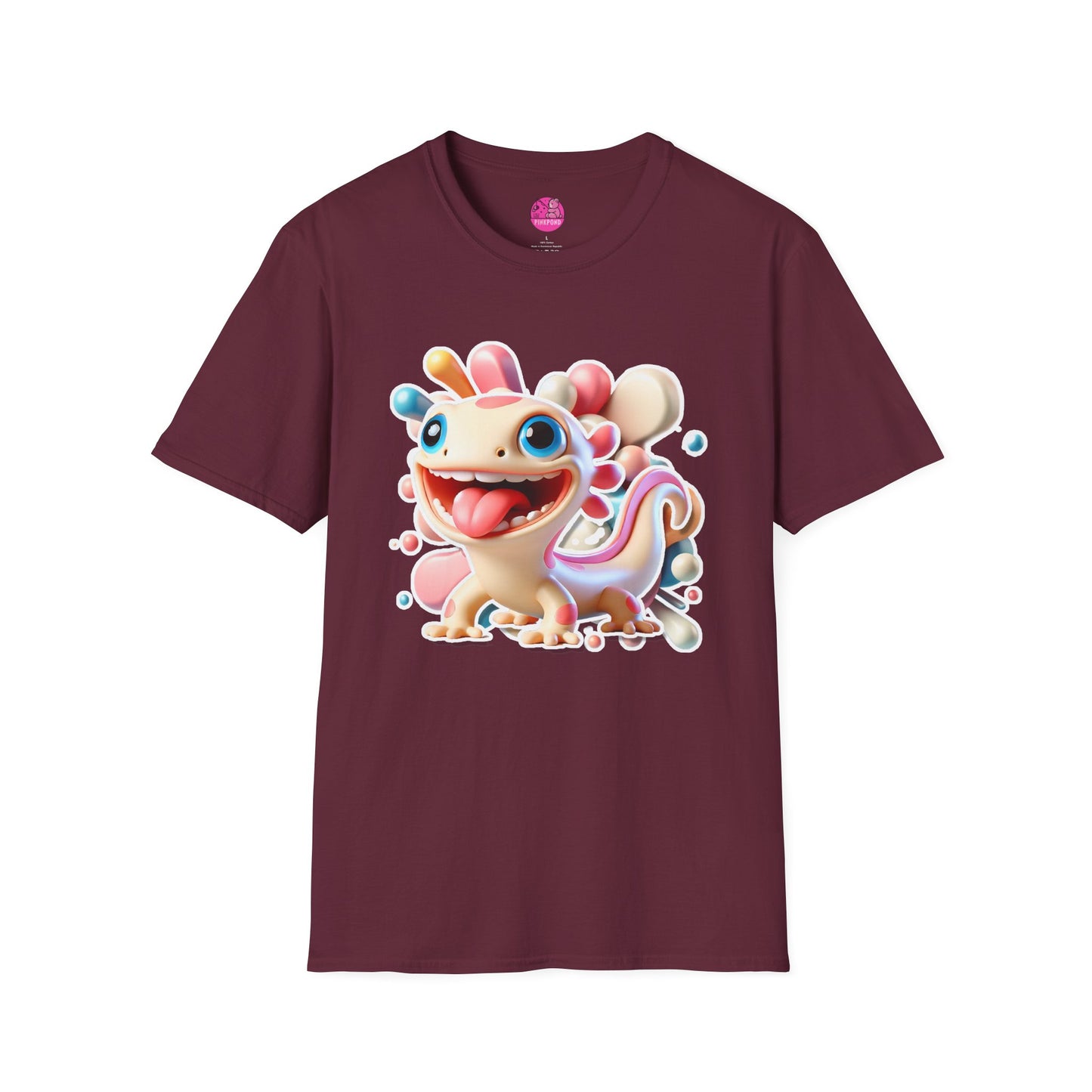 Gordon Gekko T-Shirt – The Lively Lizard with a Big Personality! - Unisex Softstyle Tee