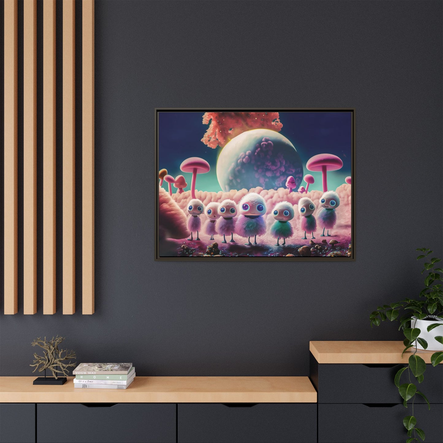 “"Keep smiling," whispered Axlar. "We can eat them later." – Fine Art Canvas Print By Andrew McCarter