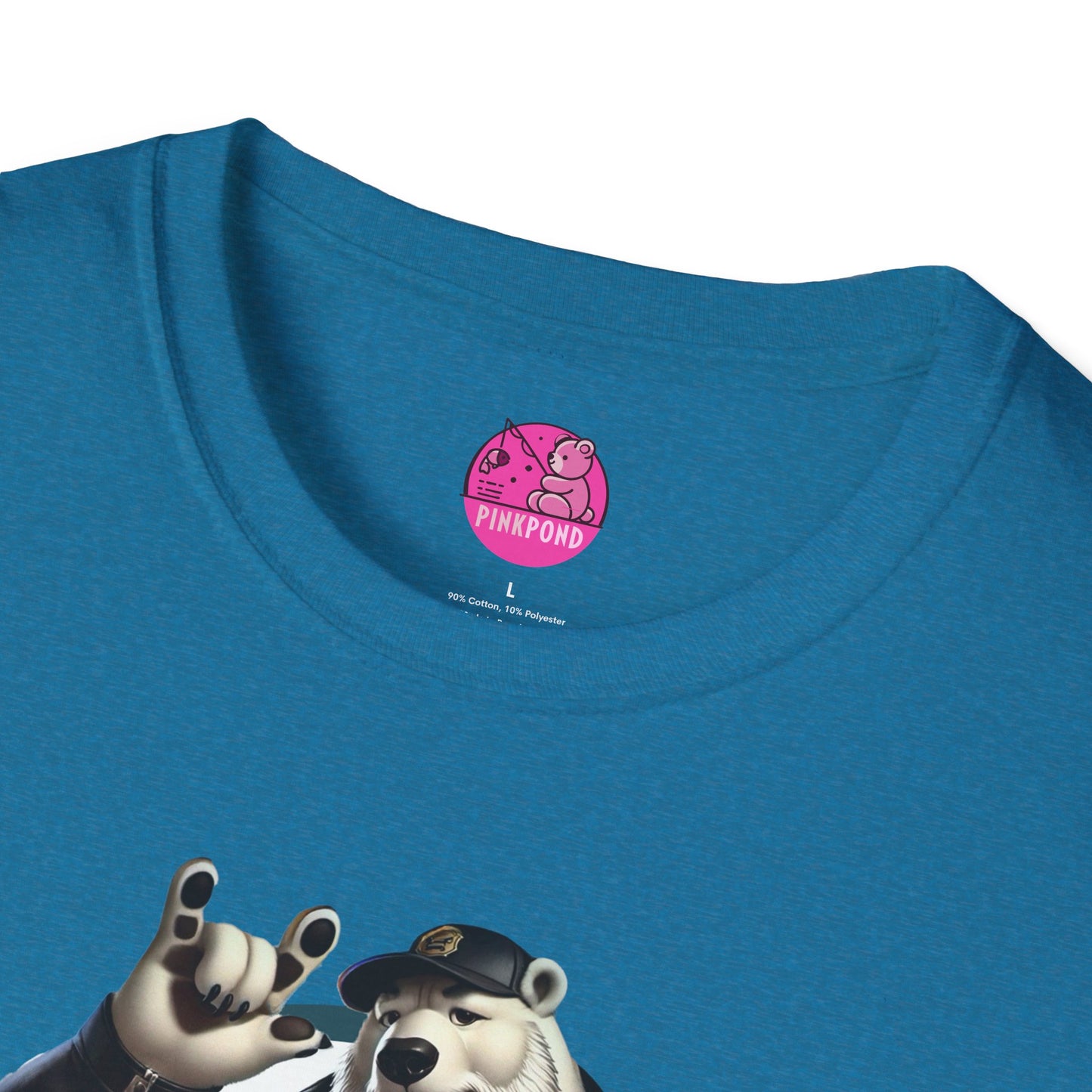 Artic Rebel Polar Bear Love Graphic Tee - ASL Love Sign