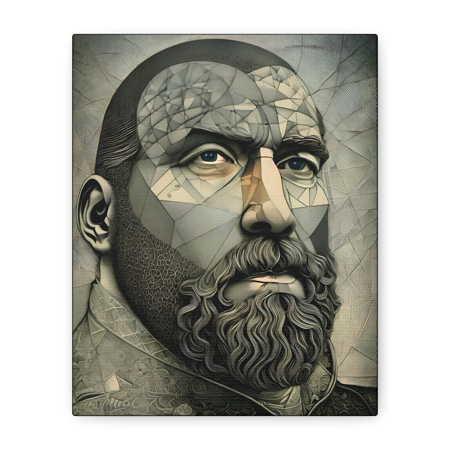 Fractured Peace -  Fine Art Print by Andrew McCarter adapted from a drawing by David Lake