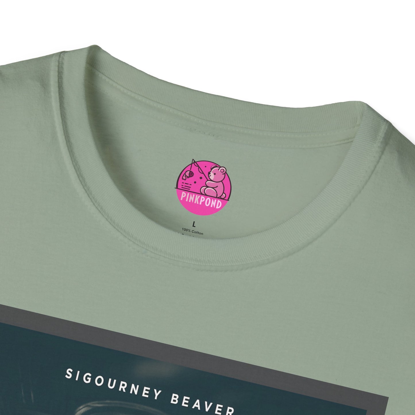 Retro Noir Alien Parody Sci-Fi T-Shirt Featuring Sigourney Beaver