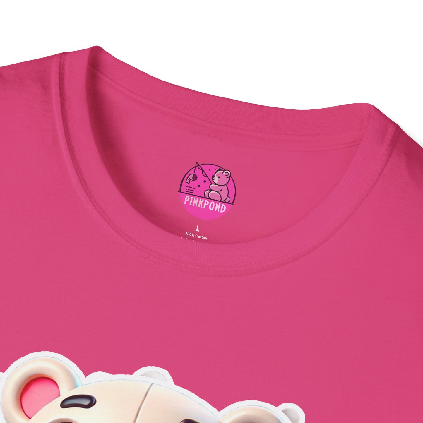 Pepe the Polar Bear T-Shirt - The Coolest Bear Around | Unisex Softstyle Tee