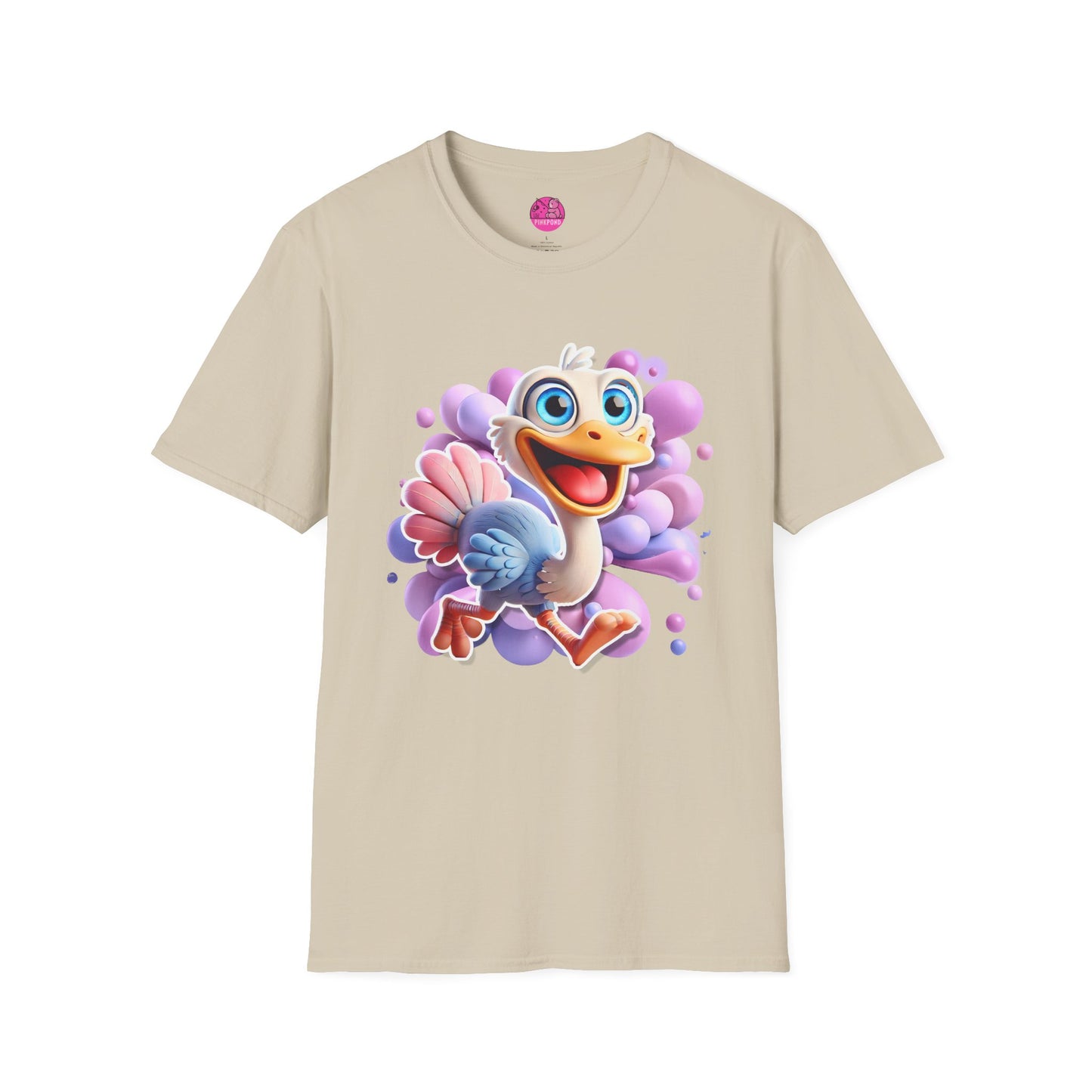 Osma the Ostrich T-Shirt – Speed, Smiles, and Sass!! - Unisex Softstyle Tee