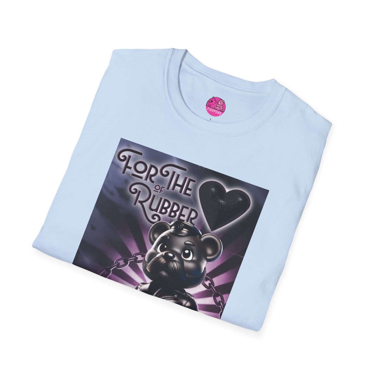 Rubber Bear” – Bold & Playful Tee 🖤🐻✨