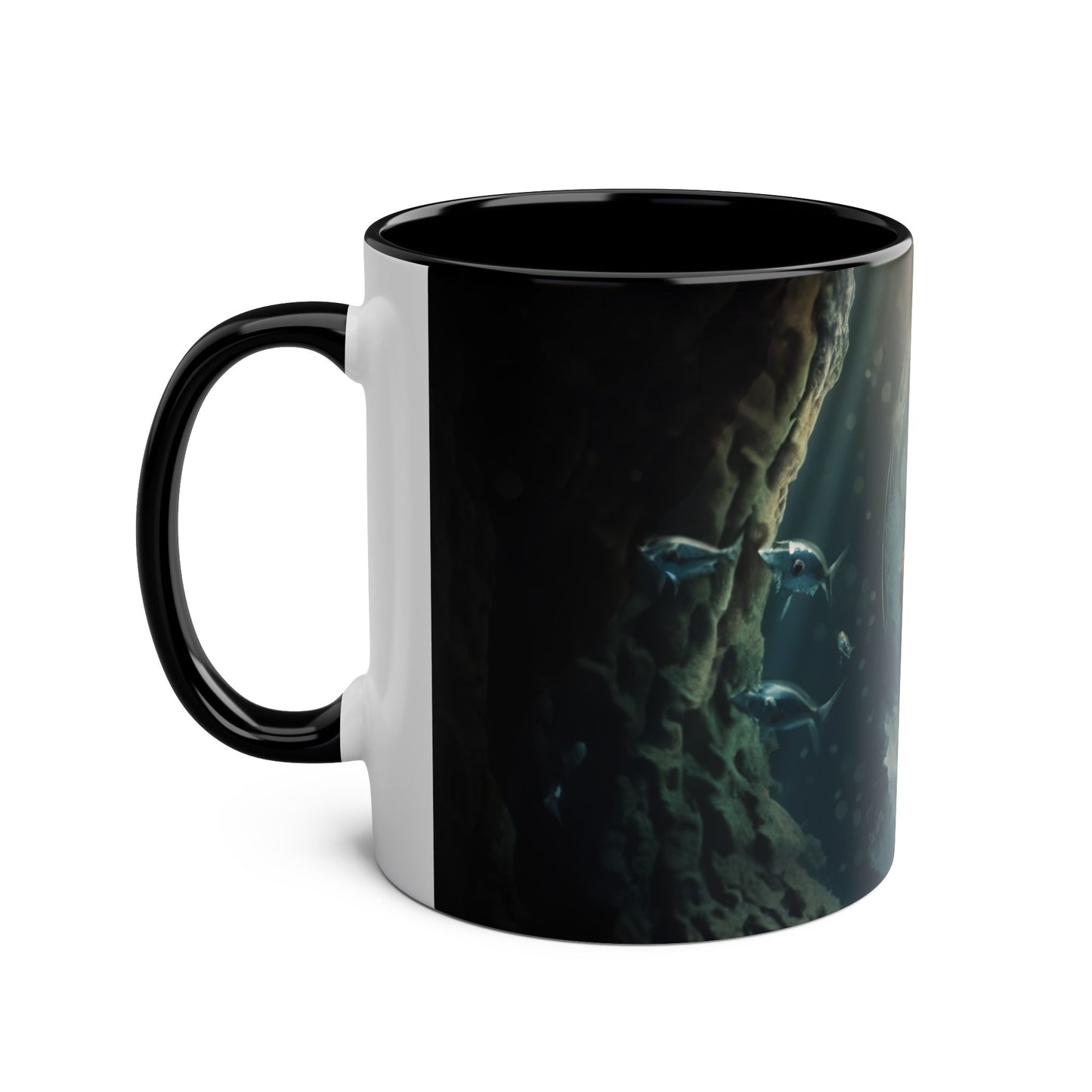 Mug: The Ocean's Legacy Mythical Mermen Design 11oz