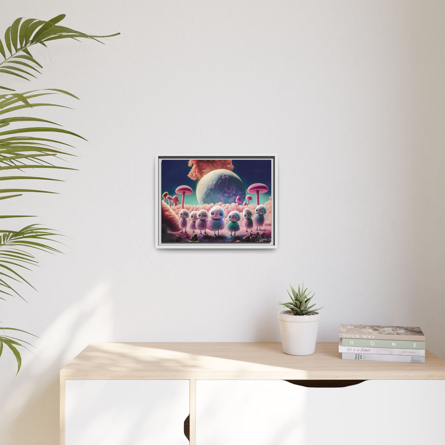 “"Keep smiling," whispered Axlar. "We can eat them later." – Fine Art Canvas Print By Andrew McCarter