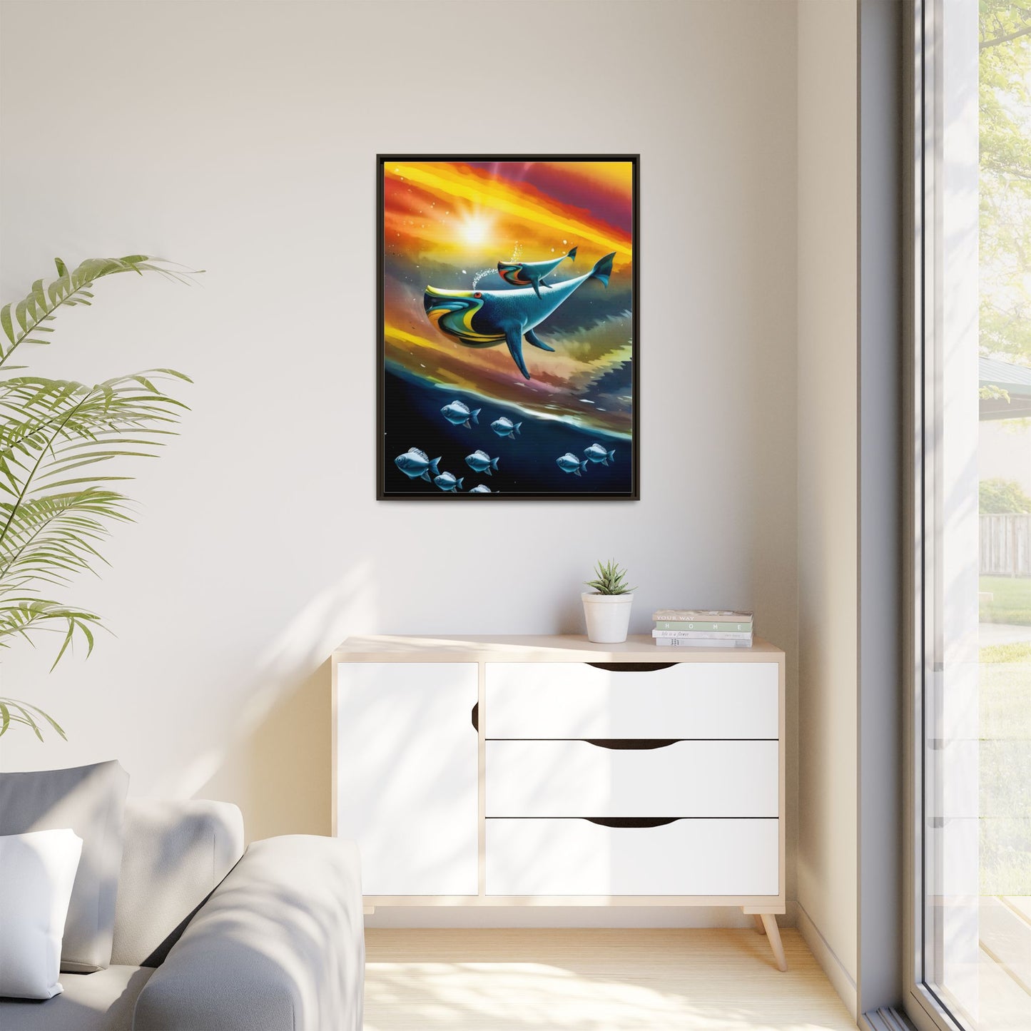 Celestial Whale by Andrew McCarter - Art Print
