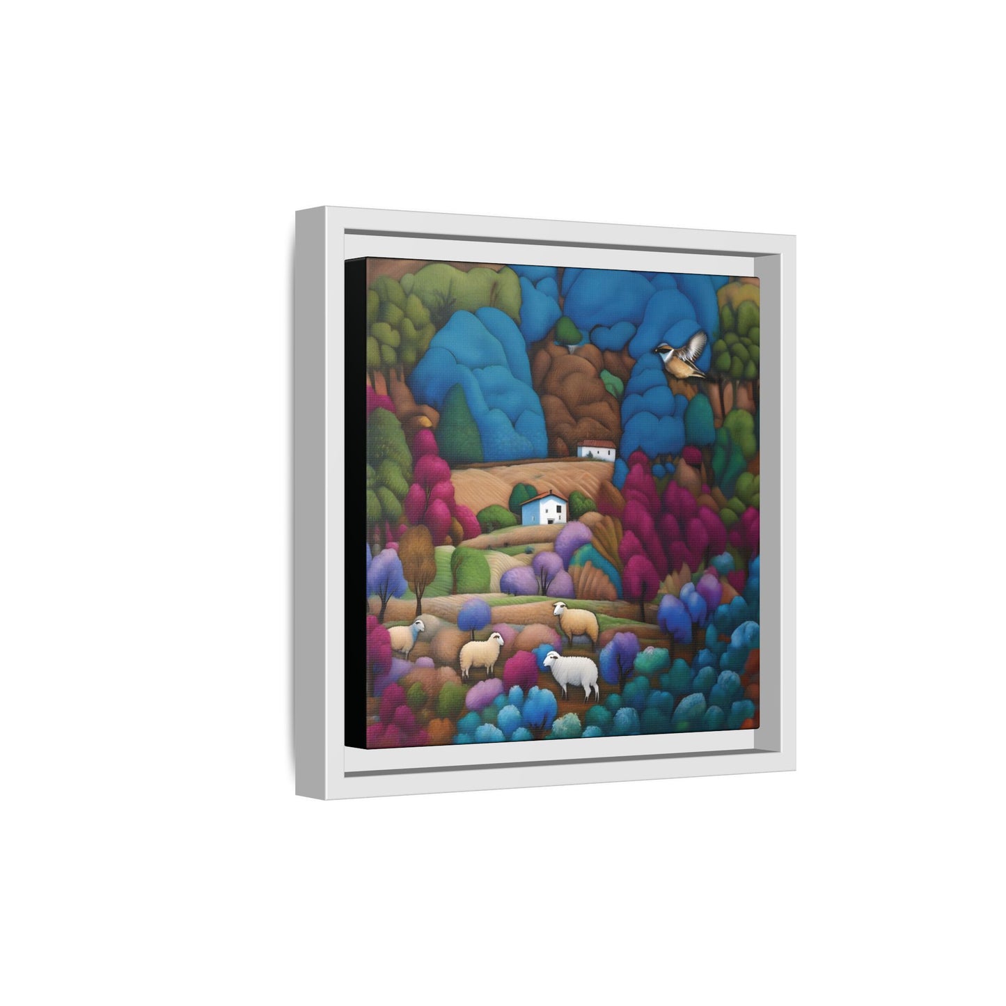 The Painted Valley Canvas Print by Andrew McCarter
