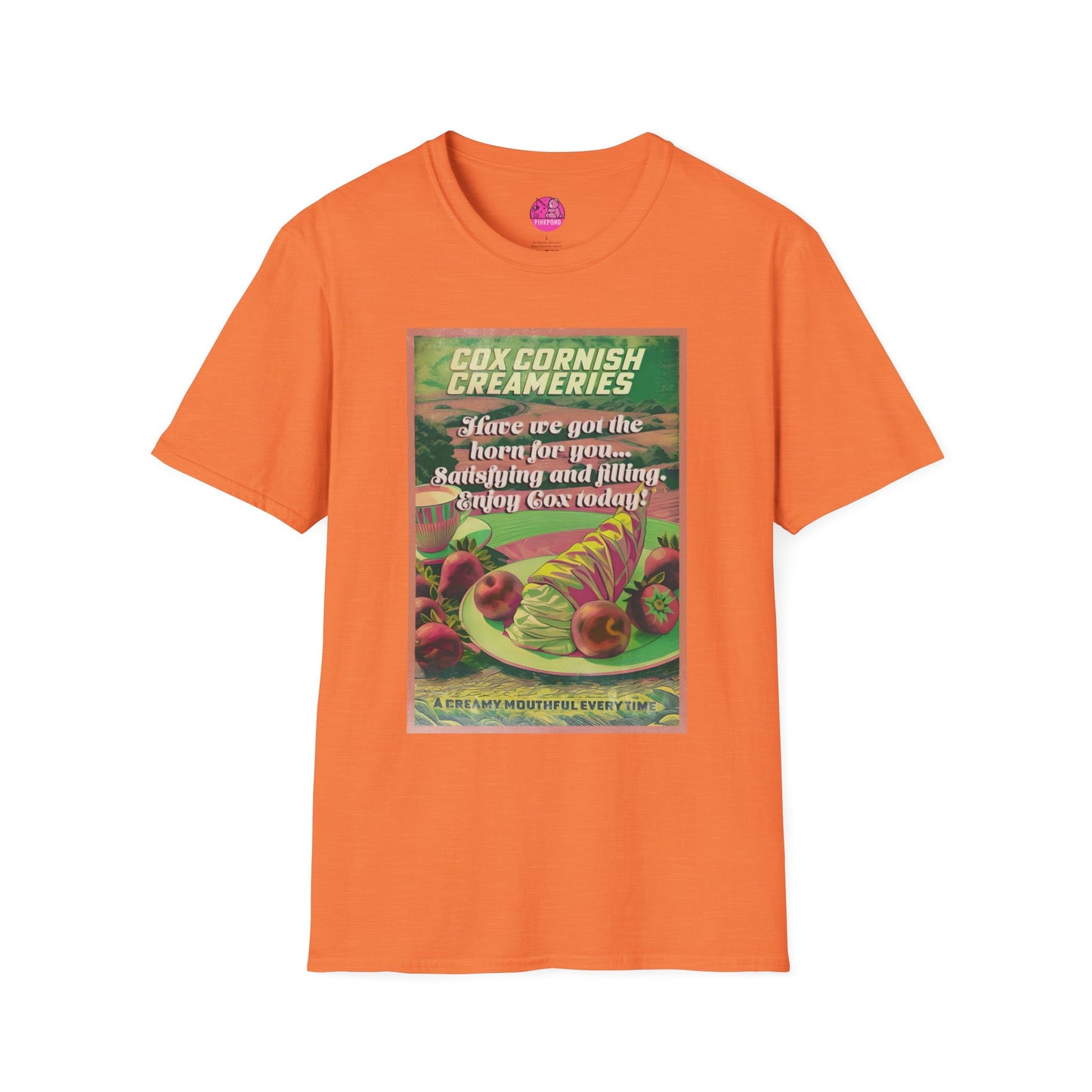 Saucy Vintage Cox Creameries - Satisfy Your Cravings T-Shirt