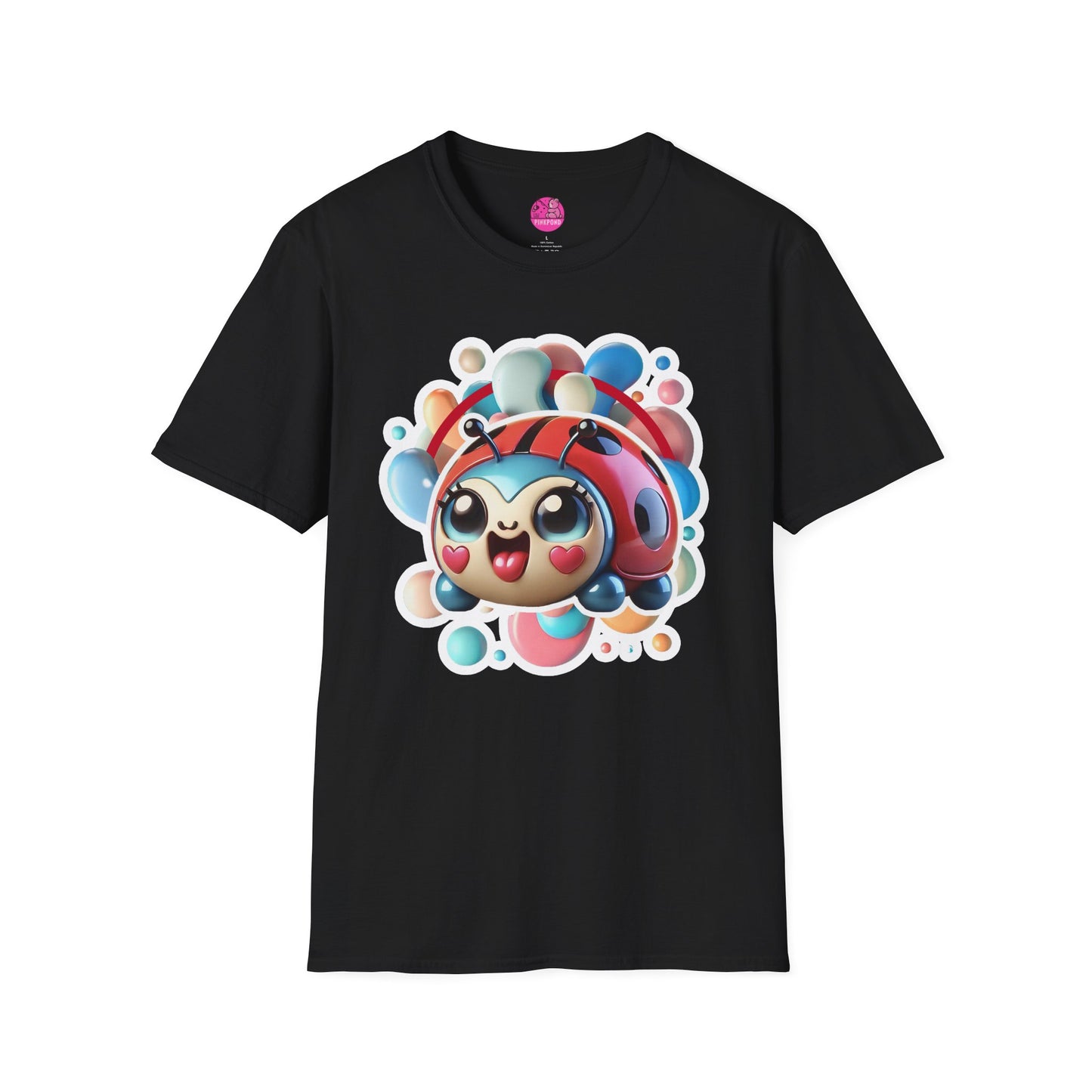 Leticia Ladybird Tee – Sweet, Stylish & Full of Charm!  T-Shirt - Unisex Tee for Fun-Lovers 🐞✨