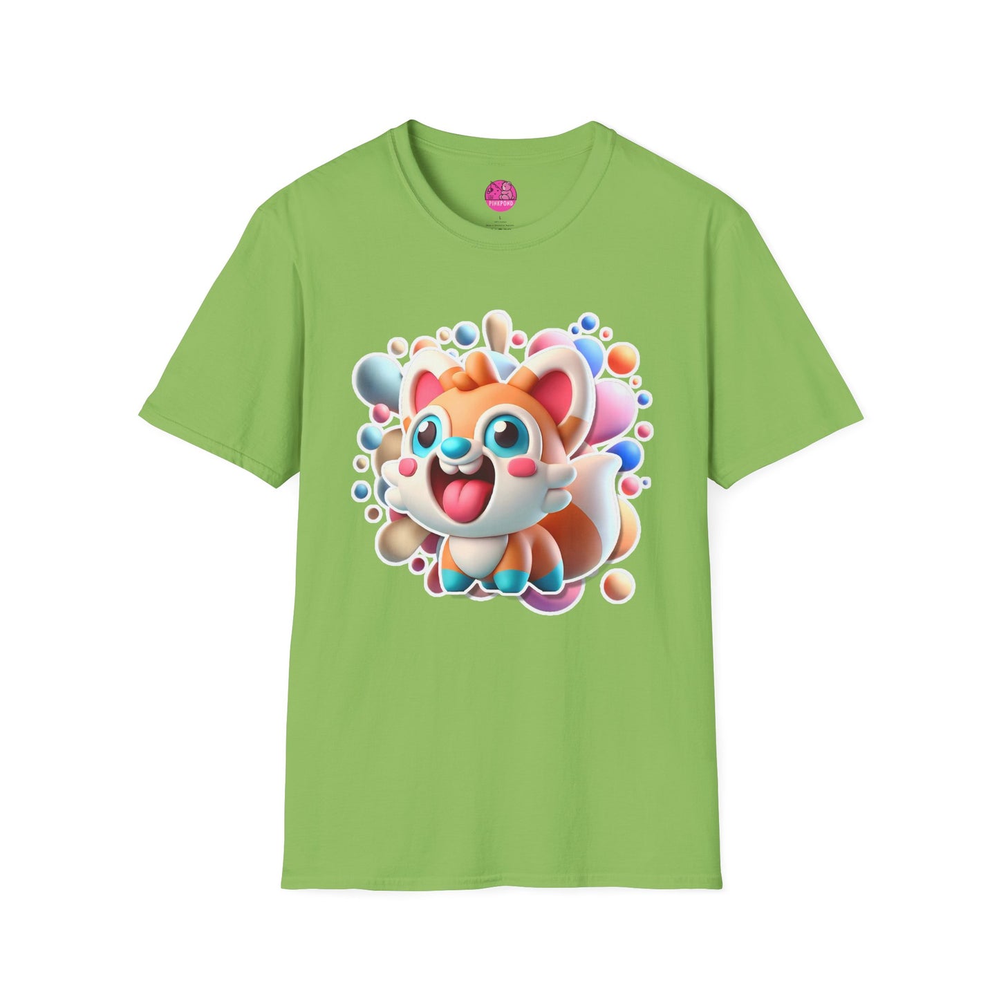 Fanny the Fox T-Shirt - Bold and Colorful Unisex Tee for Fun-Loving Fashion Fans