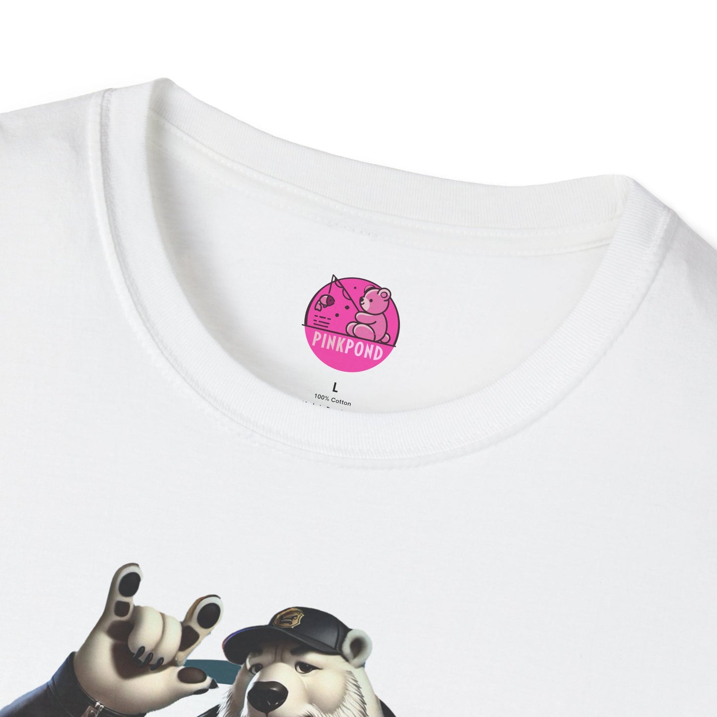 Artic Rebel Polar Bear Love Graphic Tee - ASL Love Sign