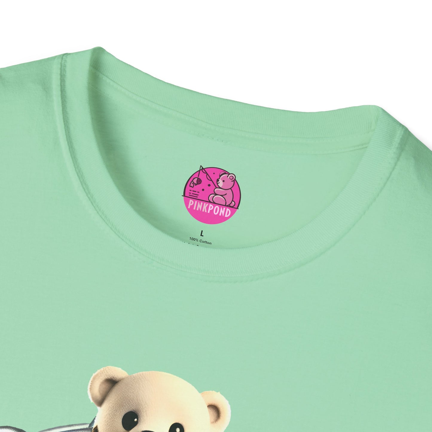 Hot Leather Cub Unisex Softstyle T-Shirt | Fierce and Fun Bear Tee with Leather-Clad Sass