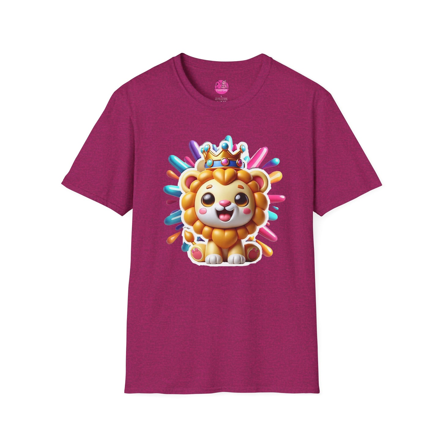 Leon the Lion King Unisex T-Shirt - Fun and Funky Jungle Tee