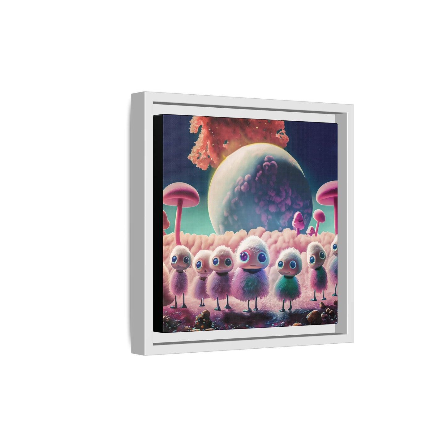 “"Keep smiling," whispered Axlar. "We can eat them later." – Fine Art Canvas Print By Andrew McCarter
