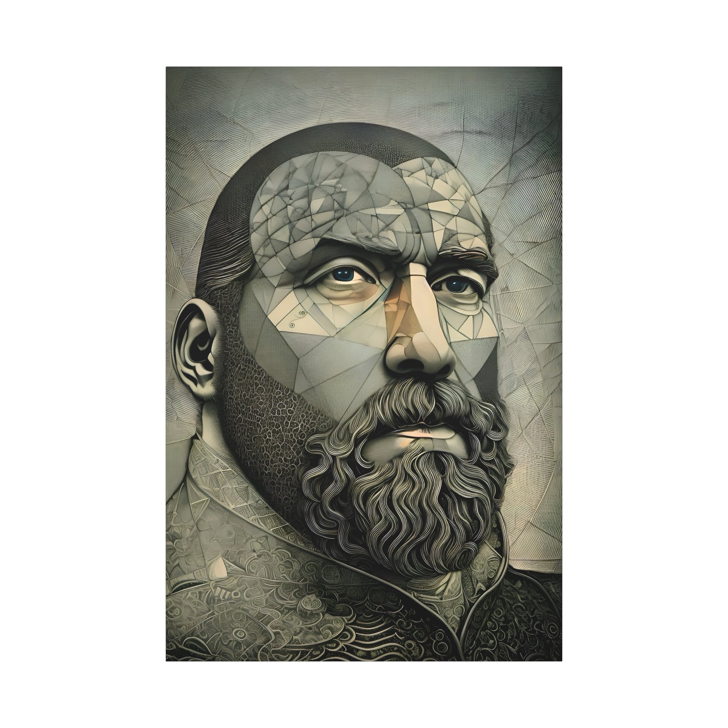 Fractured Peace -  Fine Art Print by Andrew McCarter adapted from a drawing by David Lake