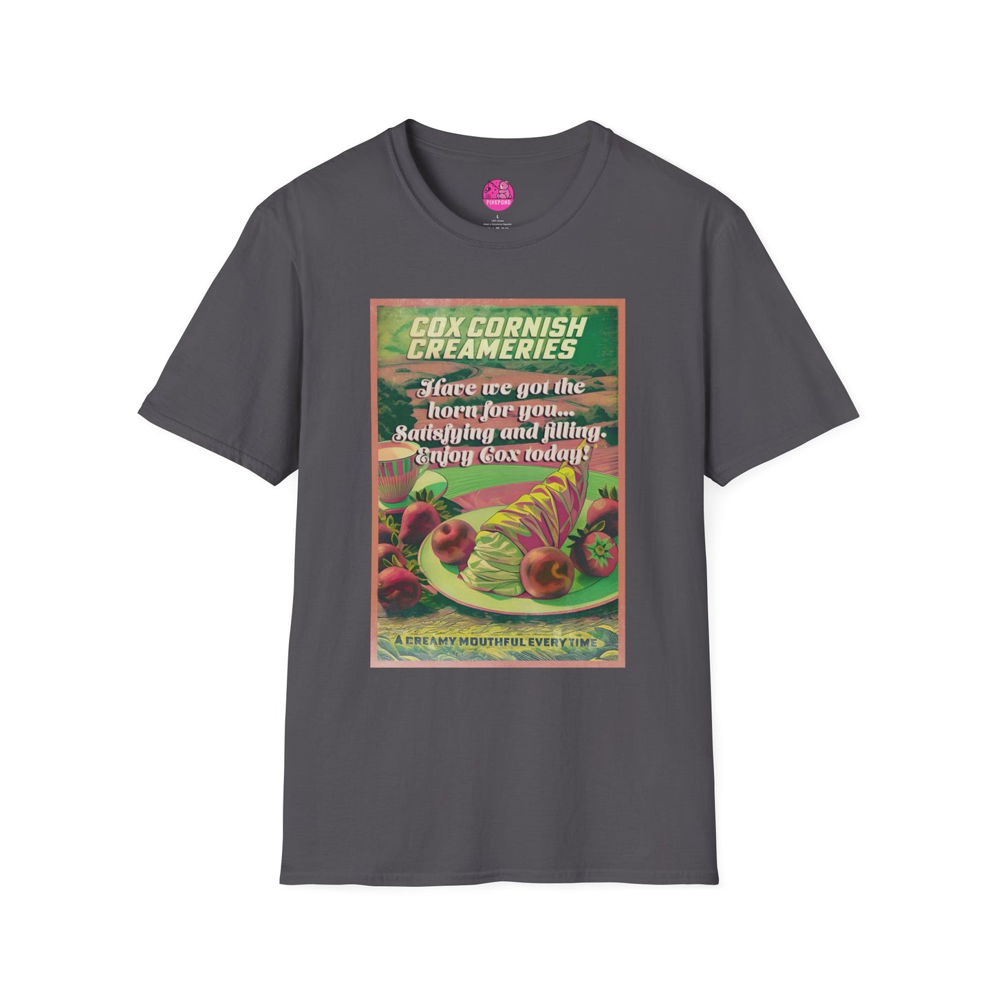 Saucy Vintage Cox Creameries - Satisfy Your Cravings T-Shirt