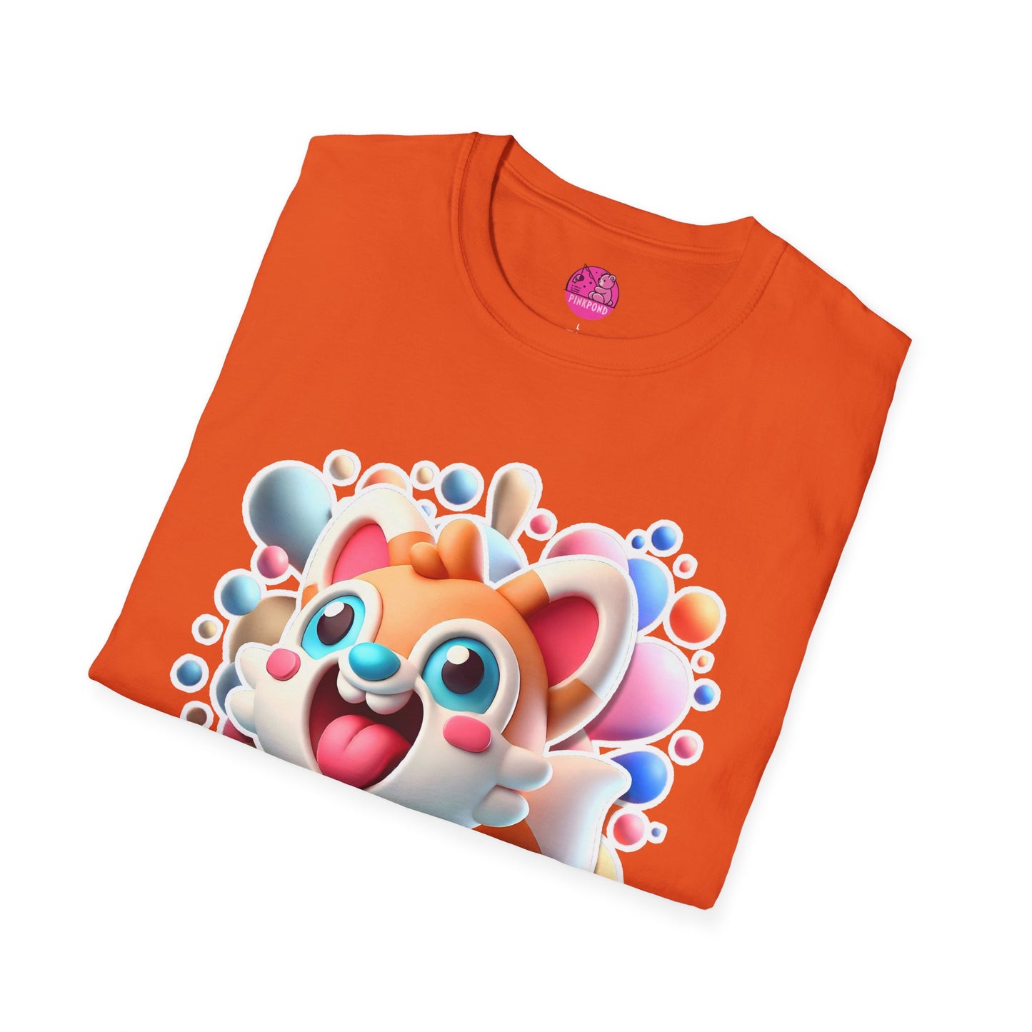 Fanny the Fox T-Shirt - Bold and Colorful Unisex Tee for Fun-Loving Fashion Fans