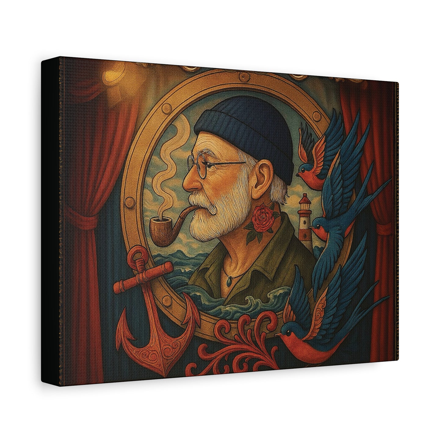 Canvas Wall Art - The Old Sailor’s Portrait