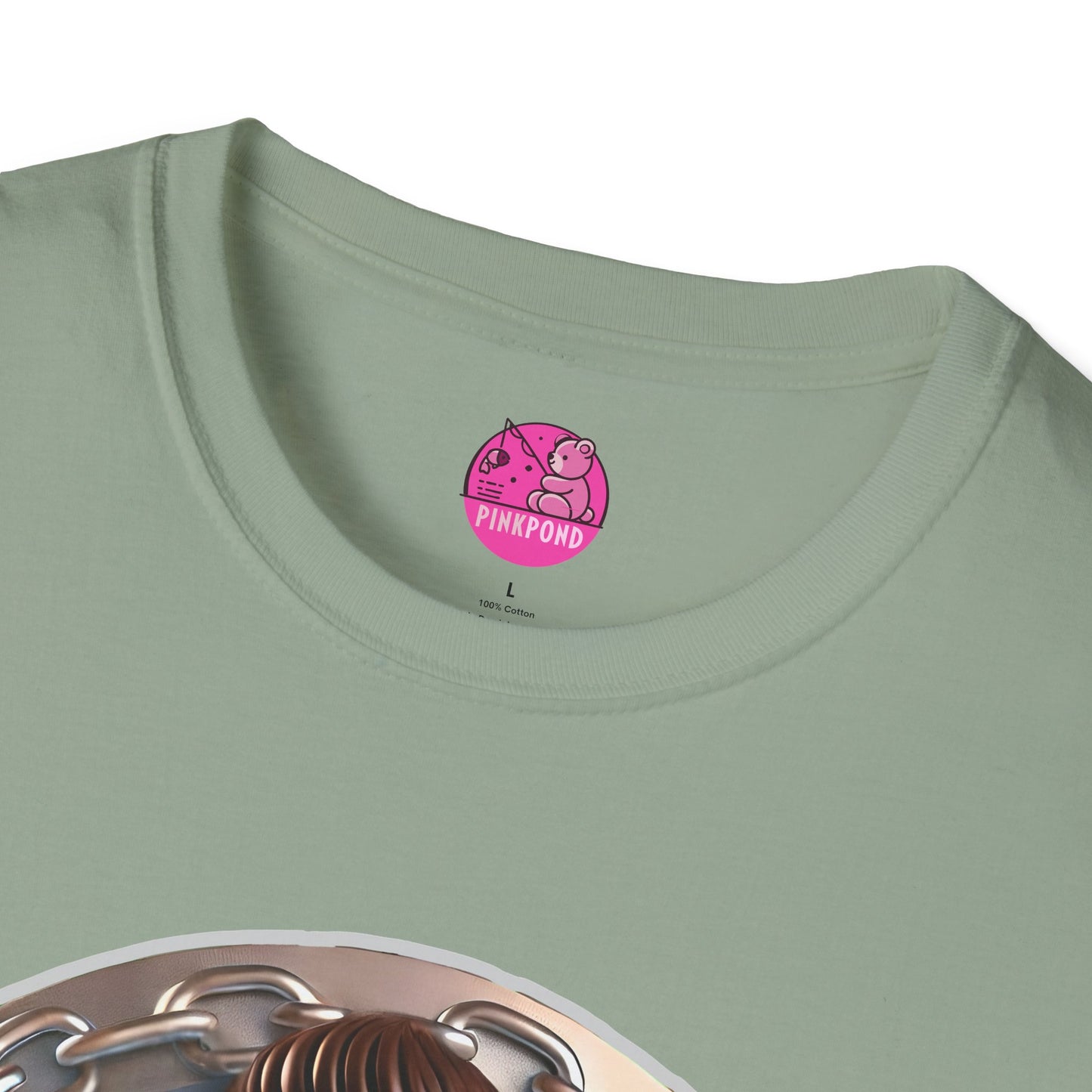 Love Struck Cub – Cute & Bold Chibi Bear T-Shirt