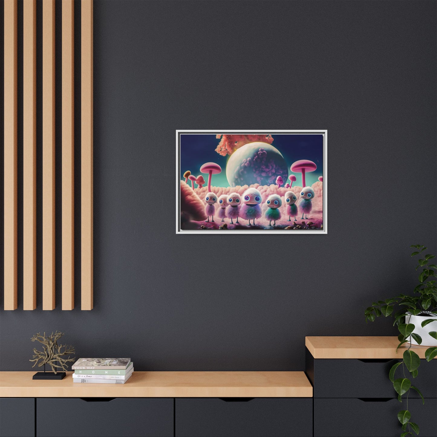“"Keep smiling," whispered Axlar. "We can eat them later." – Fine Art Canvas Print By Andrew McCarter