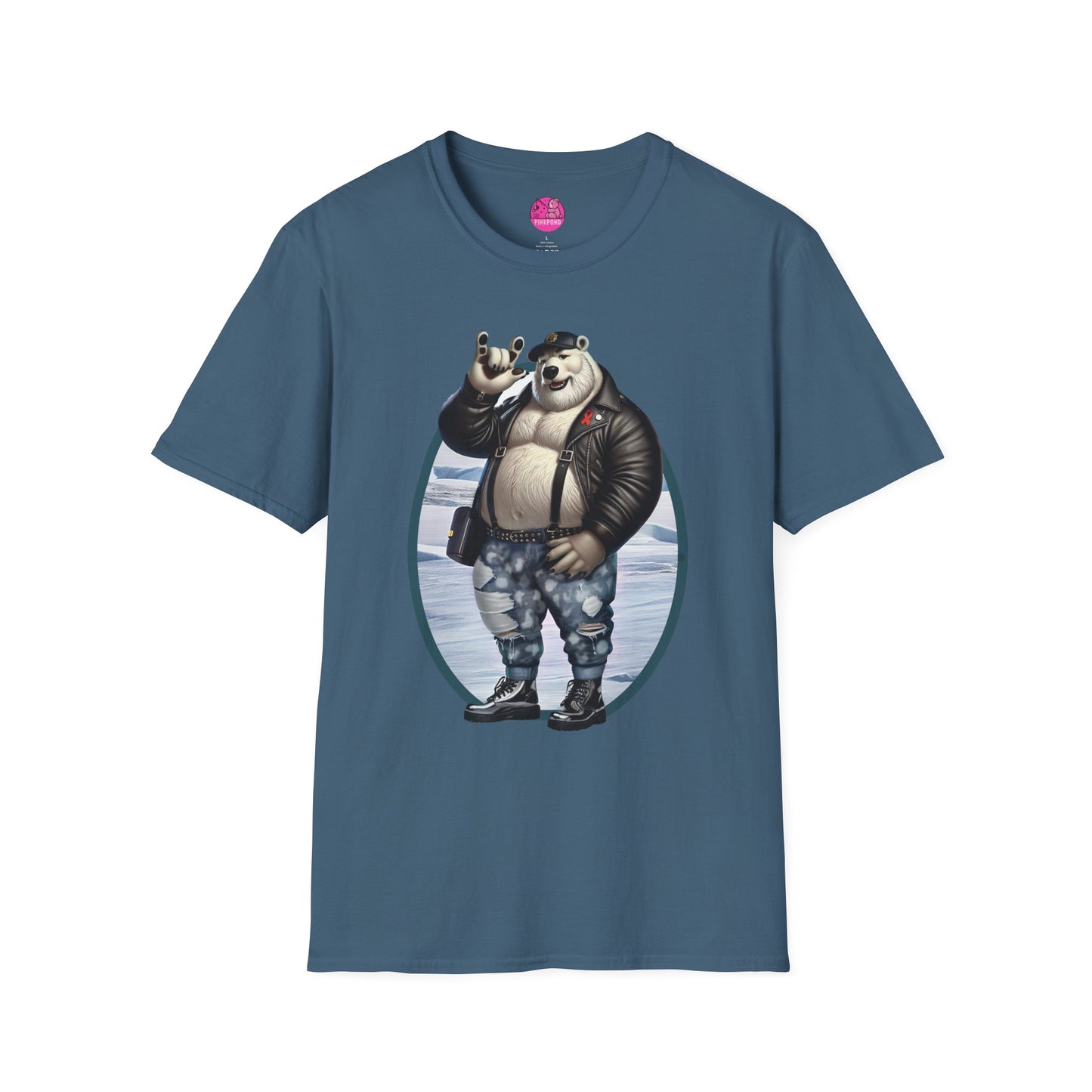 Artic Rebel Polar Bear Love Graphic Tee - ASL Love Sign