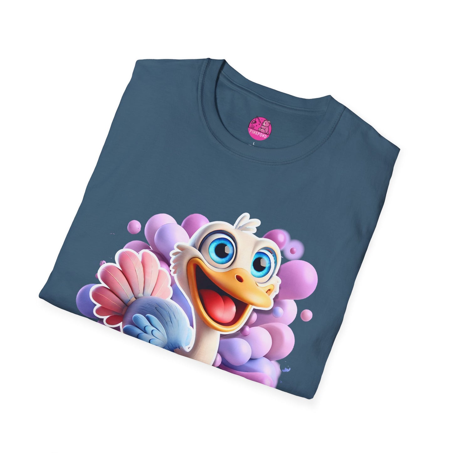 Osma the Ostrich T-Shirt – Speed, Smiles, and Sass!! - Unisex Softstyle Tee