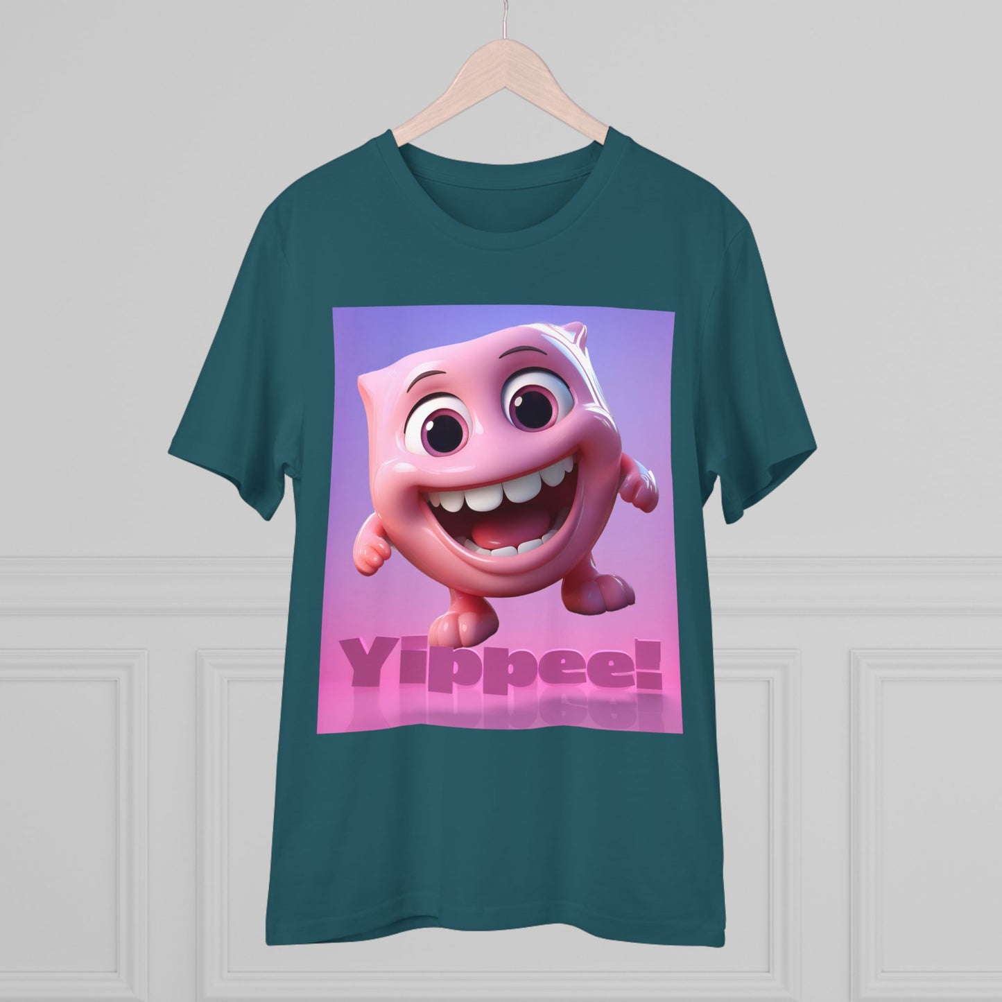 Polly the Pink Monster Smile Graphic T-shirt - Unisex