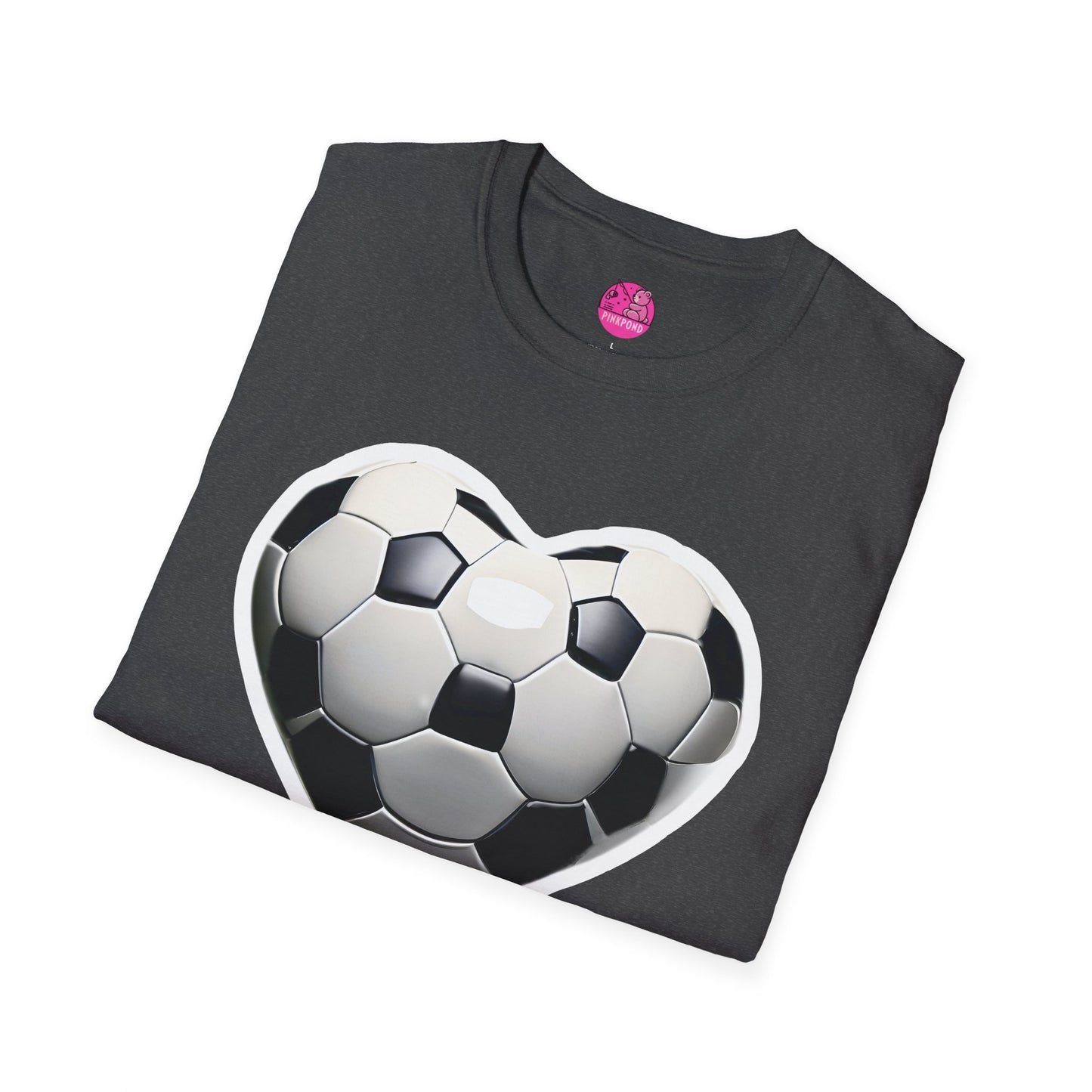 Football Heart Unisex T-Shirt - Love Life Design,