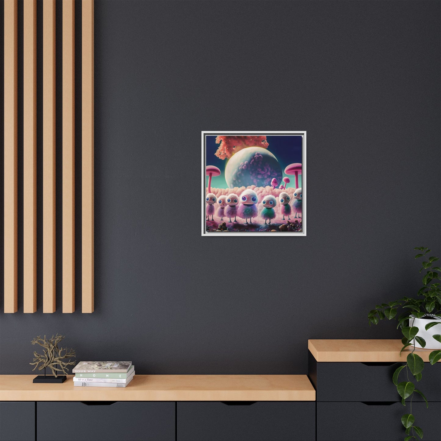 “"Keep smiling," whispered Axlar. "We can eat them later." – Fine Art Canvas Print By Andrew McCarter