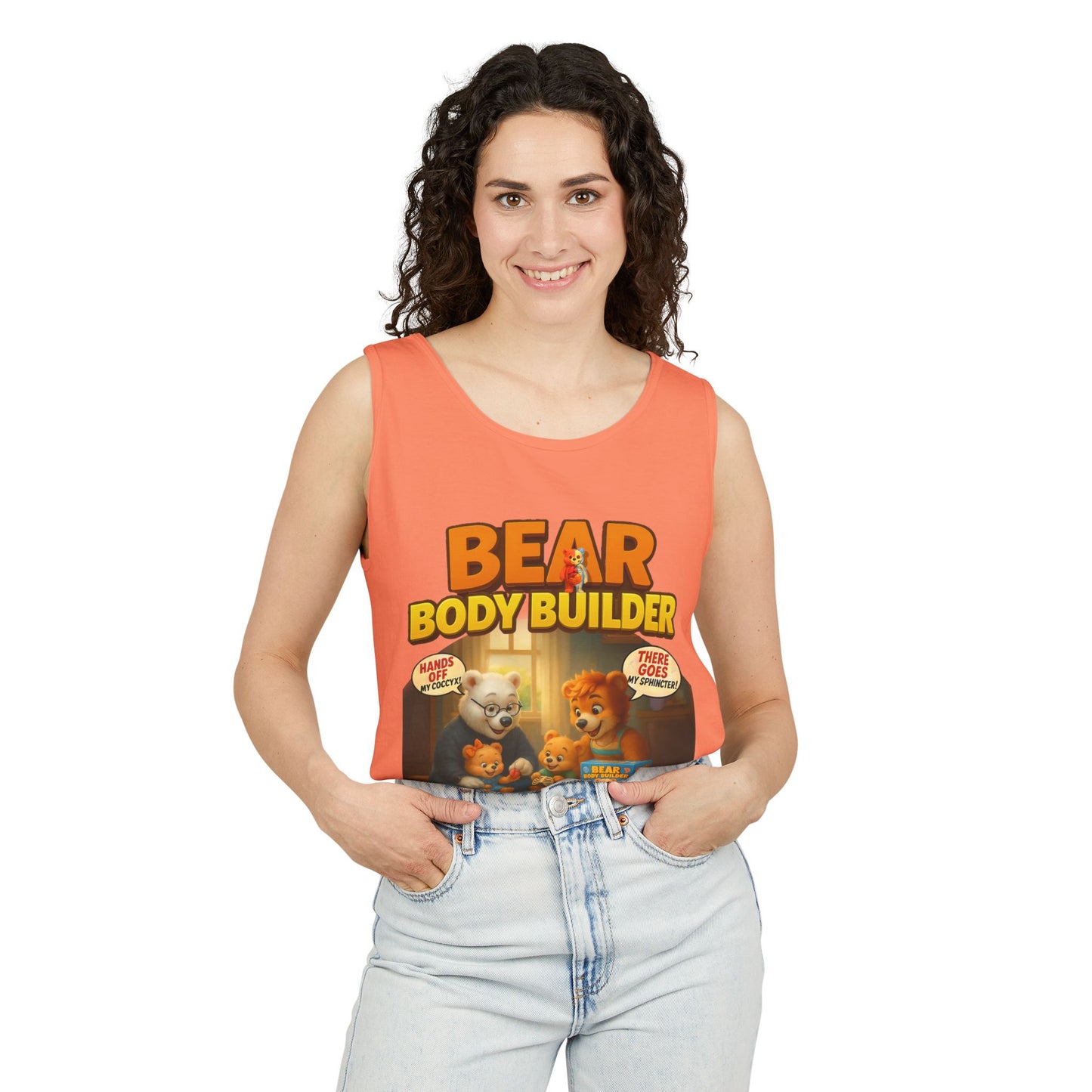 Bear Body Builder Parody Game Tank Top - Unisex